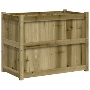 vidaXL Z&aacute;hradn&yacute; kvetin&aacute;č 90x50x70 cm impregnovan&aacute; borovica