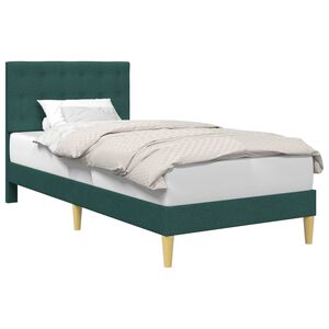 vidaXL R&aacute;m postele s čelnou doskou Tmavozelen&aacute; 80 x 200 cm L&aacute;tka