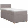 vidaXL Posteľ boxspring s matracom Sivohned&aacute; 80 x 200 cm L&aacute;tka