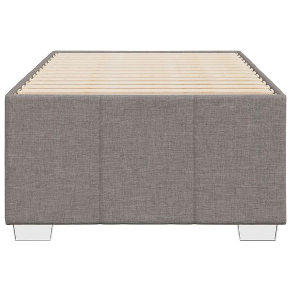 vidaXL R&aacute;m postele bez matraca Taupe 90x190 cm L&aacute;tka
