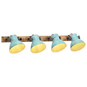 vidaXL N&aacute;stenn&aacute; lampa 25 W &scaron;muhovan&aacute; modr&aacute; 90x25 cm E27