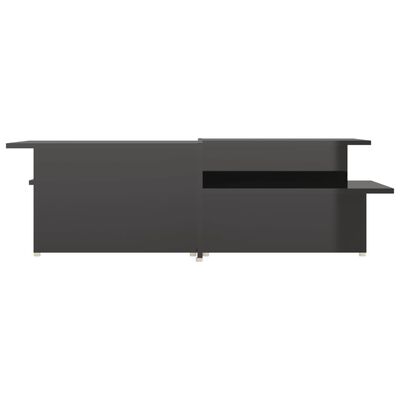 vidaXL Konferenčné stolíky 2 ks, lesklé čierne 111,5x50x33 cm