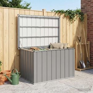 vidaXL Z&aacute;hradn&yacute; &uacute;ložn&yacute; box, siv&yacute; 109x67x65 cm
