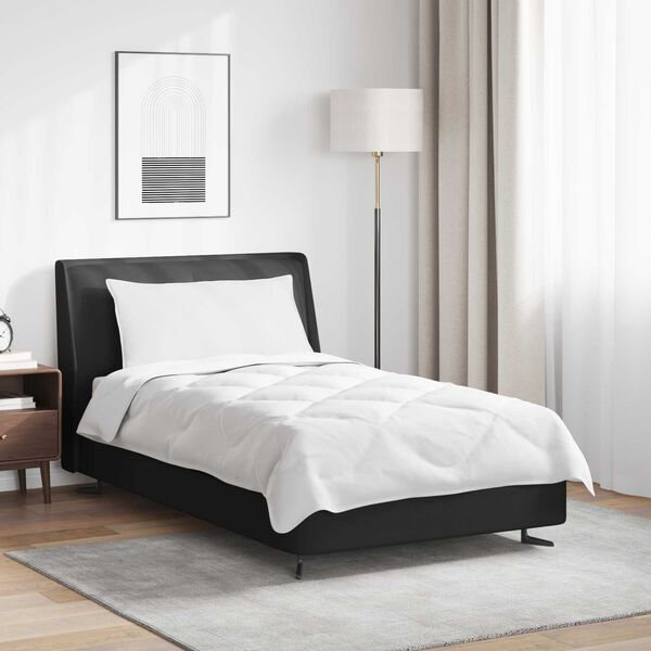 vidaXL Papl&oacute;n s vank&uacute;&scaron;om 2 pcs Biela Mikrovl&aacute;kno