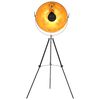 vidaXL Stojanová lampa čierna a zlatá 51 cm E27