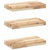 vidaXL Pl&aacute;vaj&uacute;ce police 3 ks 60x20x4 cm neo&scaron;etren&eacute; mas&iacute;vne drevo ak&aacute;cia