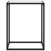 vidaXL Konzolový stolík biely 60x35x75 cm tvrdené sklo