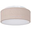 vidaXL Stropn&aacute; lampa so bodmi Sivohned&aacute; 30 x 30 x 13,5 cm l&aacute;tka
