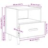 vidaXL Nočn&yacute; stol&iacute;k 2 pcs Čierny dub 40 x 35 x 47 cm Kompozitn&eacute; drevo