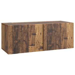 vidaXL N&aacute;stenn&aacute; TV skrinka N&aacute;stenn&yacute; Star&eacute; drevo 78,5 x 31 x 30 cm
