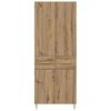 vidaXL Highboard Remeseln&yacute; dub 69,5 x 34 x 180 cm Kompozitn&eacute; drevo