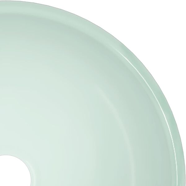 vidaXL Umývadlo tvrdené sklo 30x12 cm biele