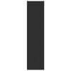 vidaXL &Scaron;atn&iacute;k, čierny 100x50x200 cm, kompozitn&eacute; drevo