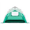 vidaXL Plážový stan 3 osoby morský zelený rýchloupínací vodeodolný