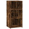 vidaXL Komoda dymov&yacute; dub 45x41x93 cm spracovan&eacute; drevo