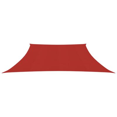 vidaXL Tieniaca plachta 160 g/m² červená 3/4x3 m HDPE