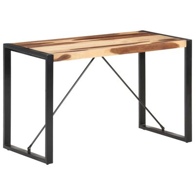 vidaXL Jedálenský stôl 120x60x75 cm masívne drevo so sheeshamovou úpravou