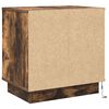 vidaXL Nočn&yacute; stol&iacute;k Dymov&aacute; dub 50 x 34,5 x 50 cm Kompozitn&eacute; drevo
