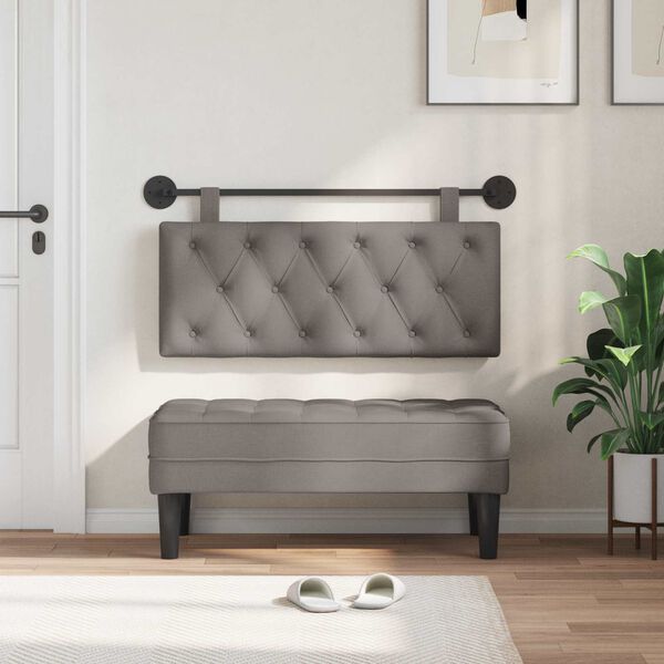 vidaXL Z&aacute;vesn&aacute; Čel&aacute; N&aacute;stenn&yacute; Sivohned&aacute; 110 x 55 x 7 cm l&aacute;tka