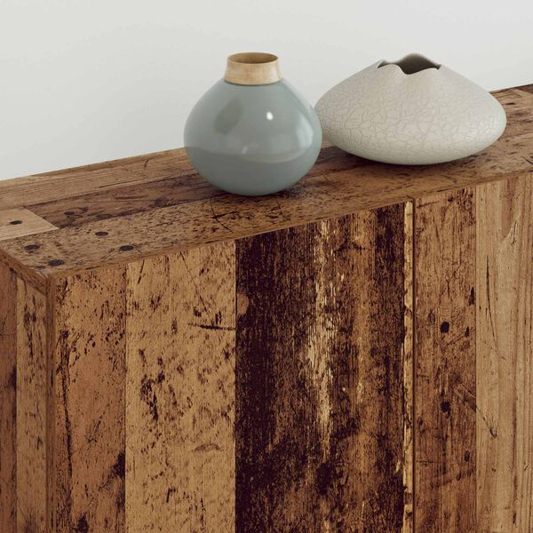 vidaXL TV skrinka N&aacute;stenn&yacute; 4 pcs Star&eacute; drevo Kompozitn&eacute; drevo