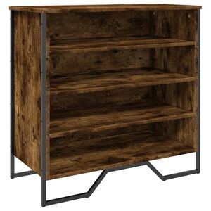 vidaXL Botn&iacute;k dymov&yacute; dub 80x38x78 cm kompozitn&eacute; drevo