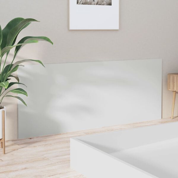 vidaXL Čelo postele leskl&eacute; biele 200x1,5x80 cm spracovan&eacute; drevo