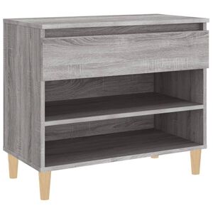 vidaXL Botn&iacute;k siv&yacute; dub sonoma 70x36x60 cm spracovan&eacute; drevo