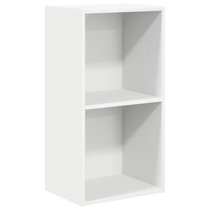 VidaXL Knižnica Biela 40x30x76,5 cm Kon&scaron;trukcia dreva