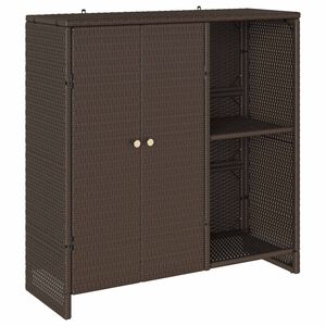 vidaXL &Uacute;ložn&aacute; skrinka s poličkou Hned&aacute; 100 x 36 x 102 cm Ratan