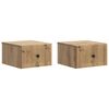 vidaXL N&aacute;stenn&aacute; nočn&aacute; skrinka 2 pcs Dub artisan 33 x 34,5 x 20 cm