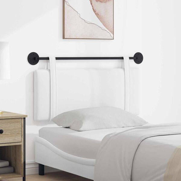 vidaXL Z&aacute;vesn&aacute; Čel&aacute; N&aacute;stenn&yacute; Jednofarebn&yacute; Biely 110 x 55 x 5 cm l&aacute;tka