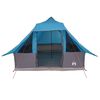 vidaXL Tipi stan so strechou s úložiskom Modrá 358 x 296 x 258 cm taft