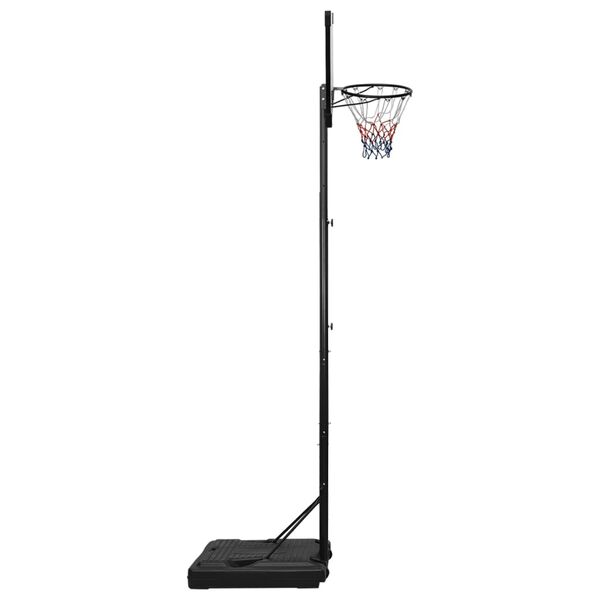 vidaXL Basketbalový stojan priehľadný 280-350 cm polykarbonát