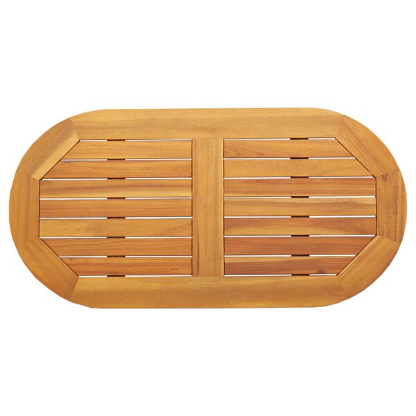 vidaXL Vrchn&aacute; doska Hned&aacute; 90 x 45 x 2 cm Pevn&eacute; ak&aacute;ciov&eacute; drevo