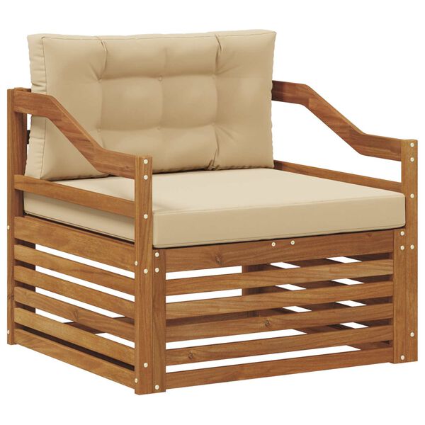 vidaXL Z&aacute;hradn&aacute; s&uacute;prava gaučov Pevn&eacute; ak&aacute;ciov&eacute; drevo Pr&iacute;rodn&aacute;