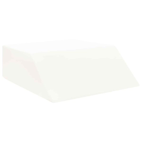 vidaXL Vank&uacute;&scaron; na nohy Jednofarebn&yacute; Biela 63 x 52 x 19,5 cm