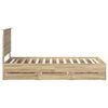 vidaXL R&aacute;m postele Sonoma dub 90 x 190 cm Inžinierske drevo