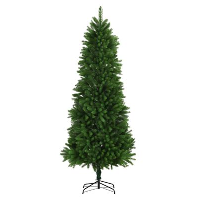 vidaXL Umelý vianočný stromček, realistické ihličie 240 cm, zelený