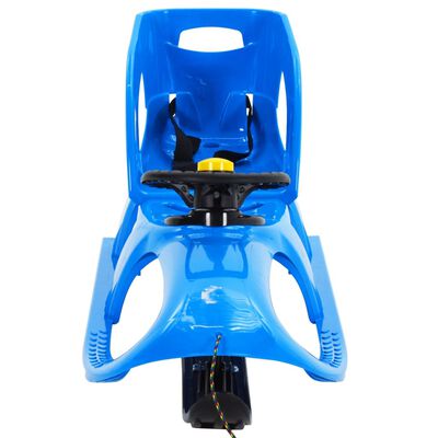 vidaXL Sánky so sedadlom a volantom modré 102,5x40x23 cm polypropylén