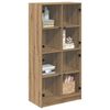 vidaXL Highboard Remeseln&yacute; dub 68 x 37 x 142 cm Kompozitn&eacute; drevo