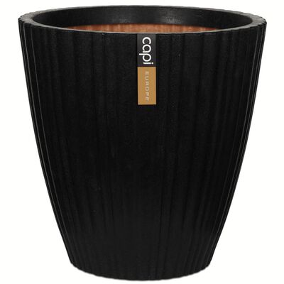 Capi Váza elegantná zúžená Urban Tube 55x52 cm čierna KBLT802