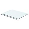 vidaXL Poličky 2 ks panel z priehľadn&eacute;ho skla 40x25 cm