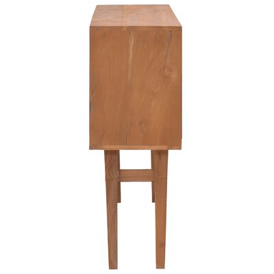 vidaXL Konzolový stolík 110x30x79 cm tíkový masív