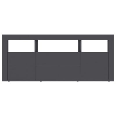 vidaXL TV skrinka, sivá 120x30x50 cm, kompozitné drevo