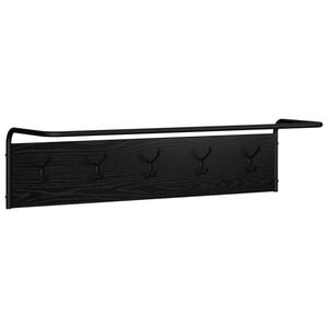 vidaXL Ve&scaron;iak N&aacute;stenn&yacute; Čierny dub 100 x 30 x 25 cm Kompozitn&eacute; drevo