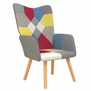 vidaXL Relaxačn&eacute; kreslo patchwork l&aacute;tka