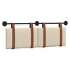 vidaXL Z&aacute;vesn&aacute; Čel&aacute; N&aacute;stenn&yacute; Kr&eacute;mov&aacute; 130 x 55 x 5 cm Antik PU