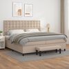 vidaXL Boxspring posteľ s matracom kapuč&iacute;nov&aacute; 200x200 cm umel&aacute; koža