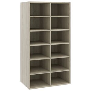 vidaXL Reg&aacute;l na top&aacute;nky, dub sonoma 54x34x100,5 cm, kompozitn&eacute; drevo