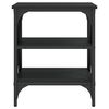 vidaXL Bočné stolíky 2 ks čierne 40x42x50 cm spracované drevo